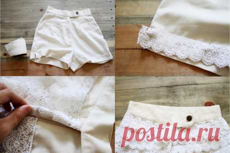 Самая летняя одежда: интересные идеи переделок шорт . Милая Я