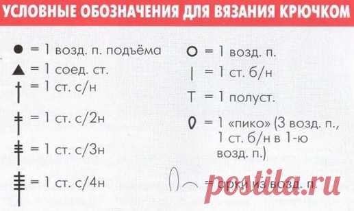 Простые и понятные схемки крючком для начинающих! - Вязание - Страна Мам