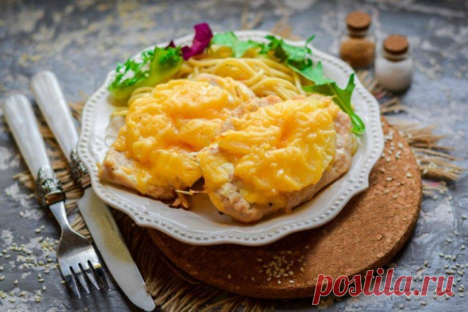 ПП-курица под ананасами
