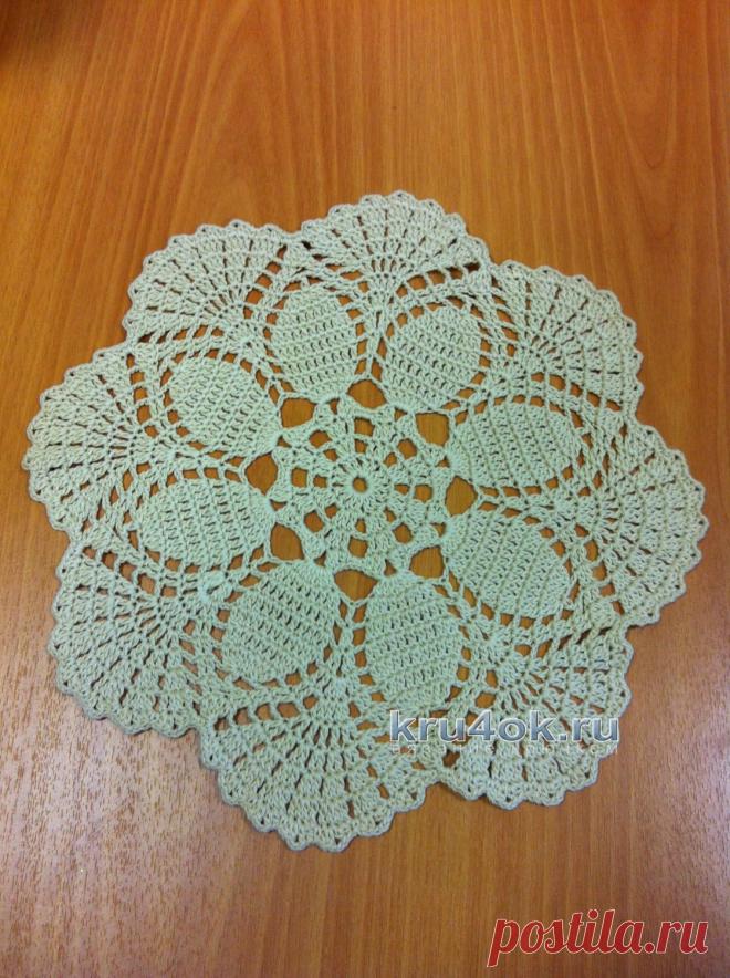 Вязаные салфетки — работы Надежды - вязание крючком на kru4ok.ru