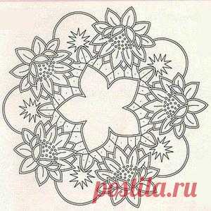 Схемы для вышивания.Ришелье.