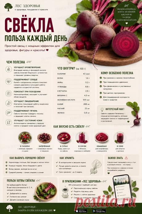 Свекла польза каждый день