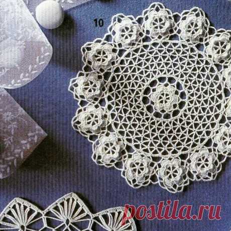 Салфетка крючком