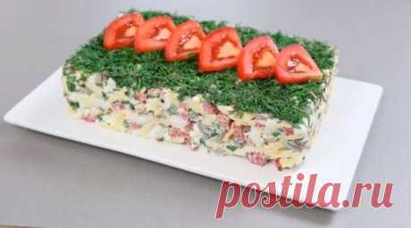 Вкусно, красиво и за 5 минут! Аппетитный салат на новогодний стол
