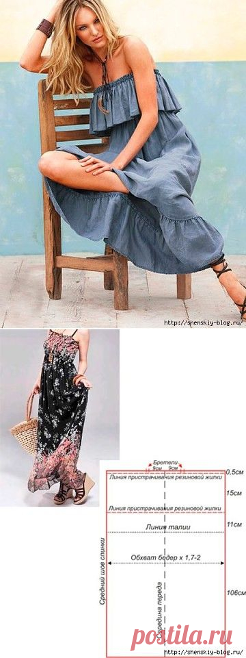 Шьем простой летний сарафан