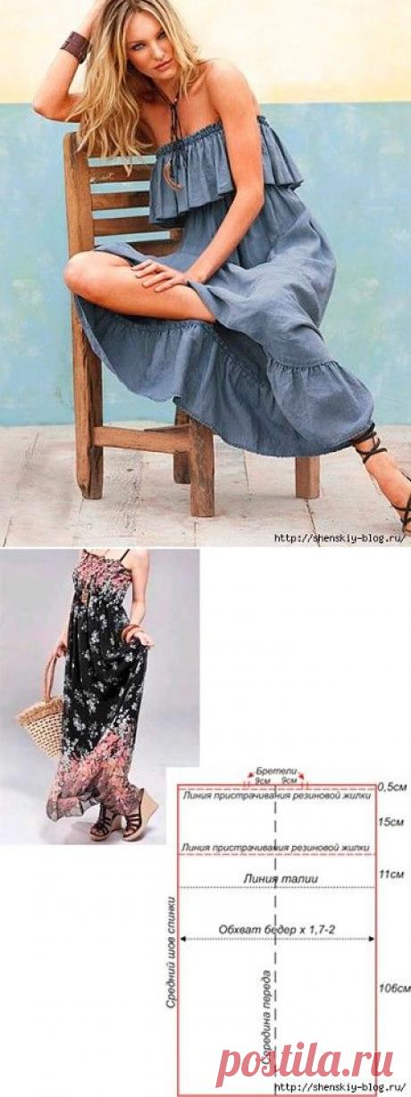 Шьем простой летний сарафан
