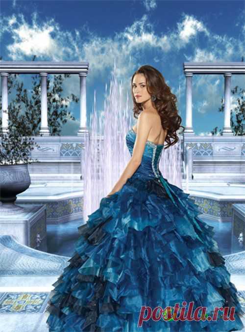 Шаблон женский – Фонтан бахчисарайского дворца » Art in Focus - Фото и Графика.