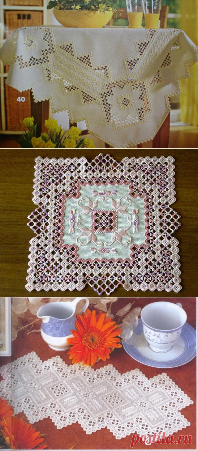 Вышивка в технике хардангер