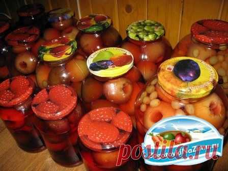 Компот из яблок на зиму. Лучшие рецепты