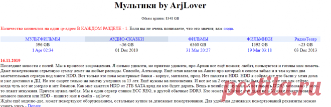 Мультики by ArjLover - архив советских мультфильмов, фильмов и аудио-сказок