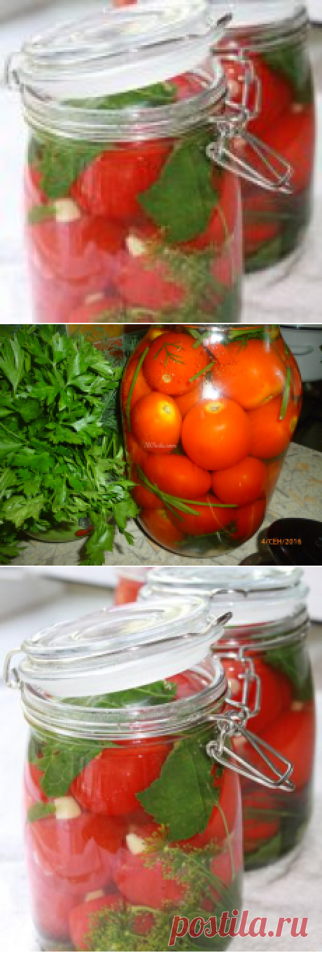 Рецепт острых консервированных помидоров на зиму - Помидоры на зиму от 1001 ЕДА