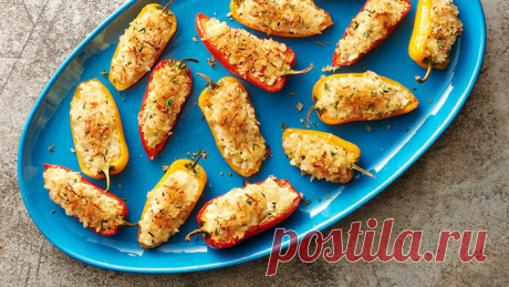 Goat Cheese-Stuffed Sweet Pepper Poppers recipe - from Tablespoon!