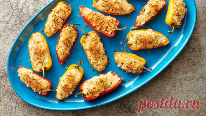 Goat Cheese-Stuffed Sweet Pepper Poppers recipe - from Tablespoon!