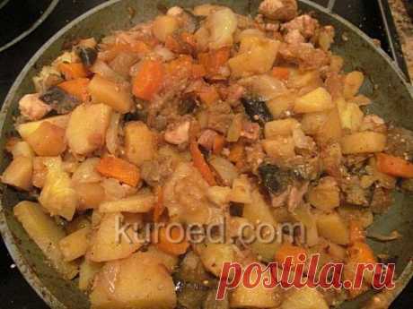 РЕЦЕПТЫ | Курица с картошкой и баклажанами