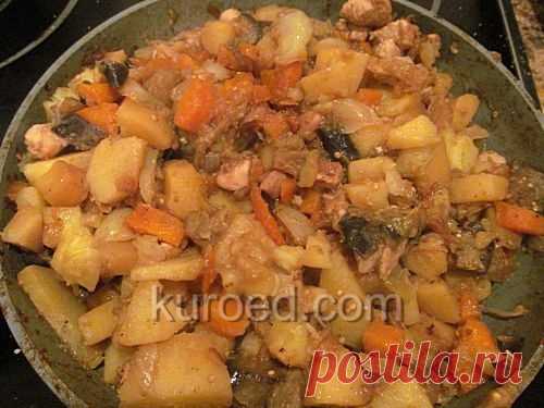 РЕЦЕПТЫ | Курица с картошкой и баклажанами
