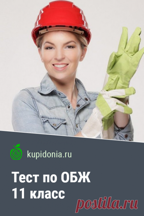 Тест по ОБЖ 11 класс. Тест по ОБЖ для 11 класса. Школьная программа. Проверьте ваши знания!