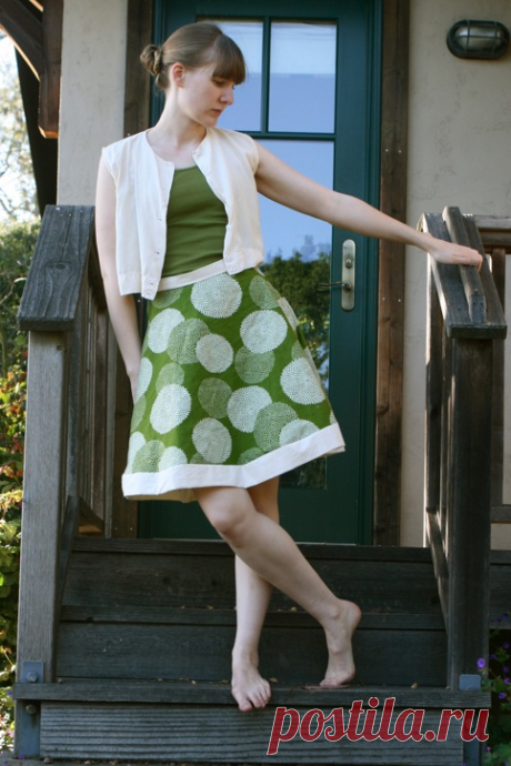 Hemless a-line skirt | One Avian Daemon