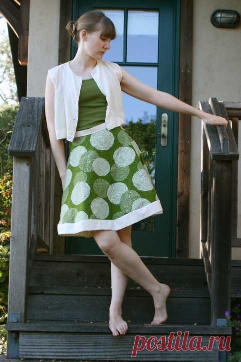 Hemless a-line skirt | One Avian Daemon
