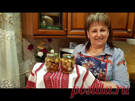 Как приготовить маринованные шампиньоны по-домашнему. Обалденный вкус!Home-style pickled champignons