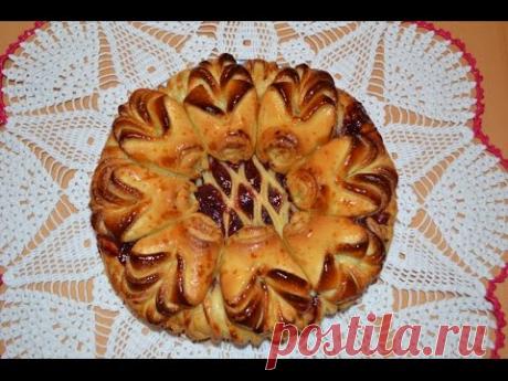 Пирог с вареньем.МОЯ ИДЕЯ.Meine Idee.MY IDEA.Flower Bread.