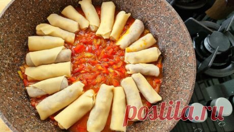 КУХНЯ УЗБЕЧКИ  | Узбекское блюдо Хамир Хасип на сковороде. Очень вкусно и Сытно