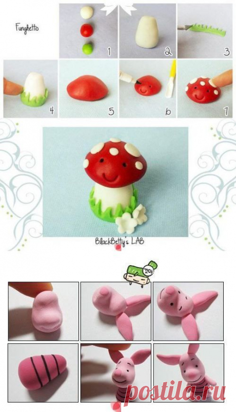 Лепим зверушек с детками