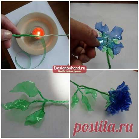 Цветы из пластиковых бутылок: делаем своими руками