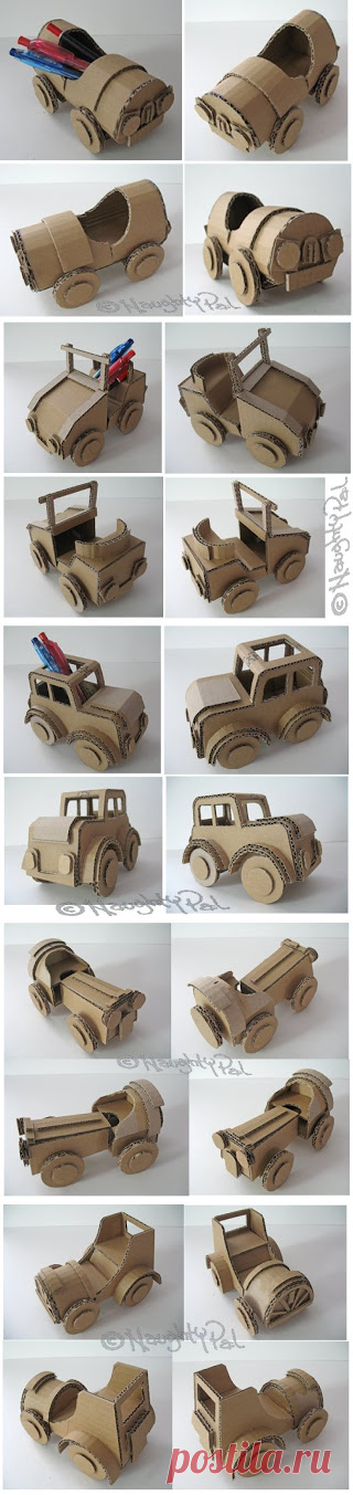 Craftboard Crafts: Cardboard Toy Cars