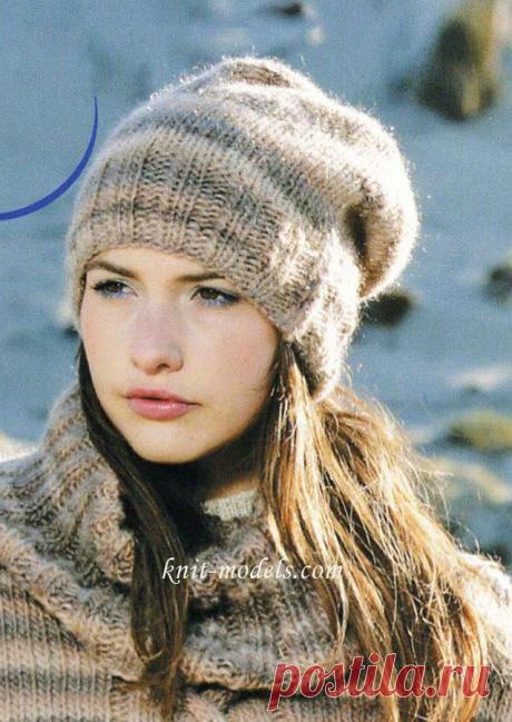 Молодежная шапочка-бини