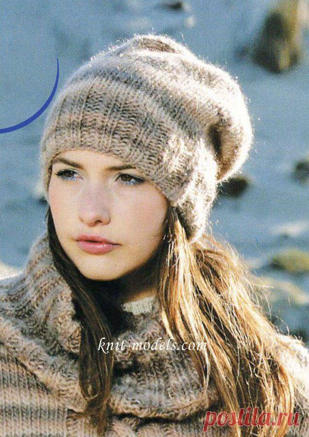 Молодежная шапочка-бини