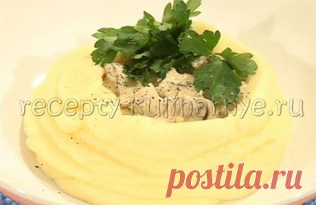 Почки в сливочном соусе с картофелем - Кулинарные рецепты с фото - Вторые блюда с фото - Вторые блюда