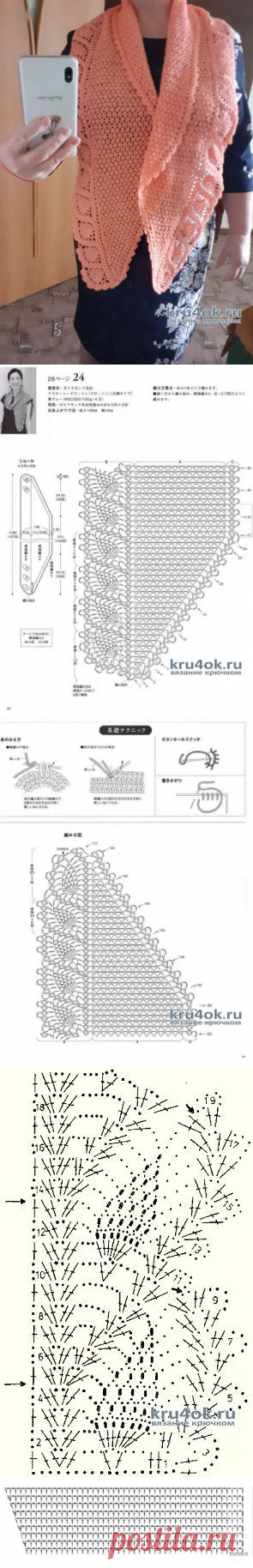 Вязанные крючком шарфы. Работы Альбины Ваниной