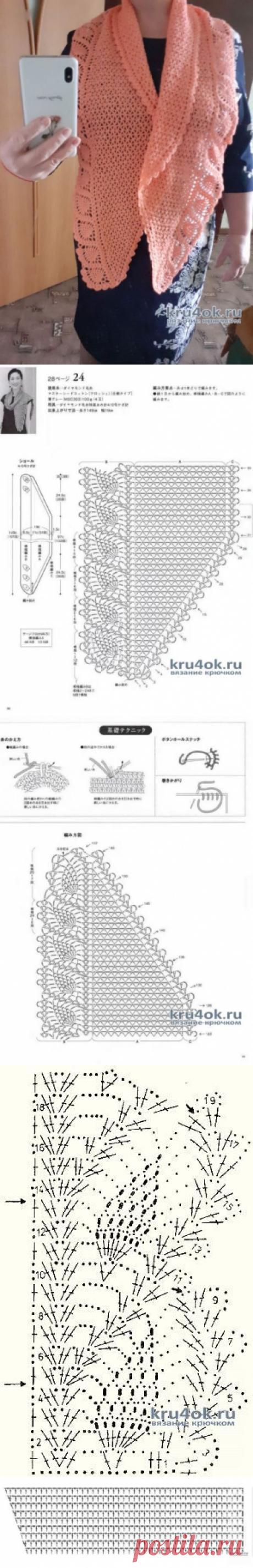 Вязанные крючком шарфы. Работы Альбины Ваниной