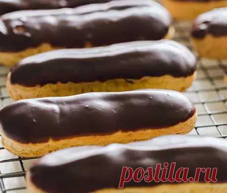 Рецепт эклеров с заварным кремом