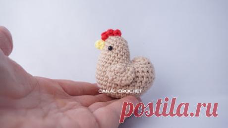 CANAL CROCHET: Gallinita y pollitos amigurumi tutorial