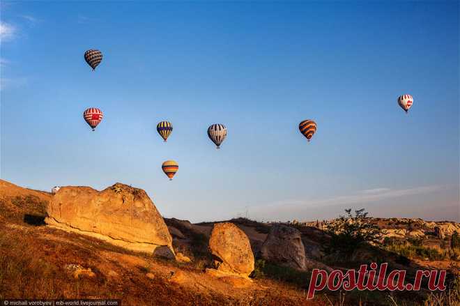 Каппадокия c высоты полета воздушного шара