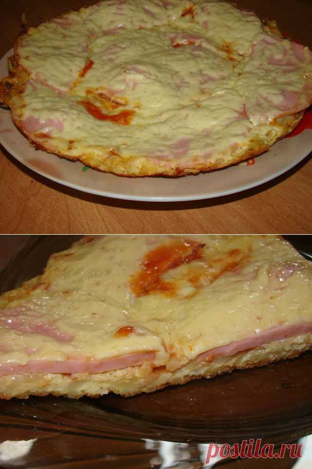Пицца ......... из макарон , а почему бы и нет))))