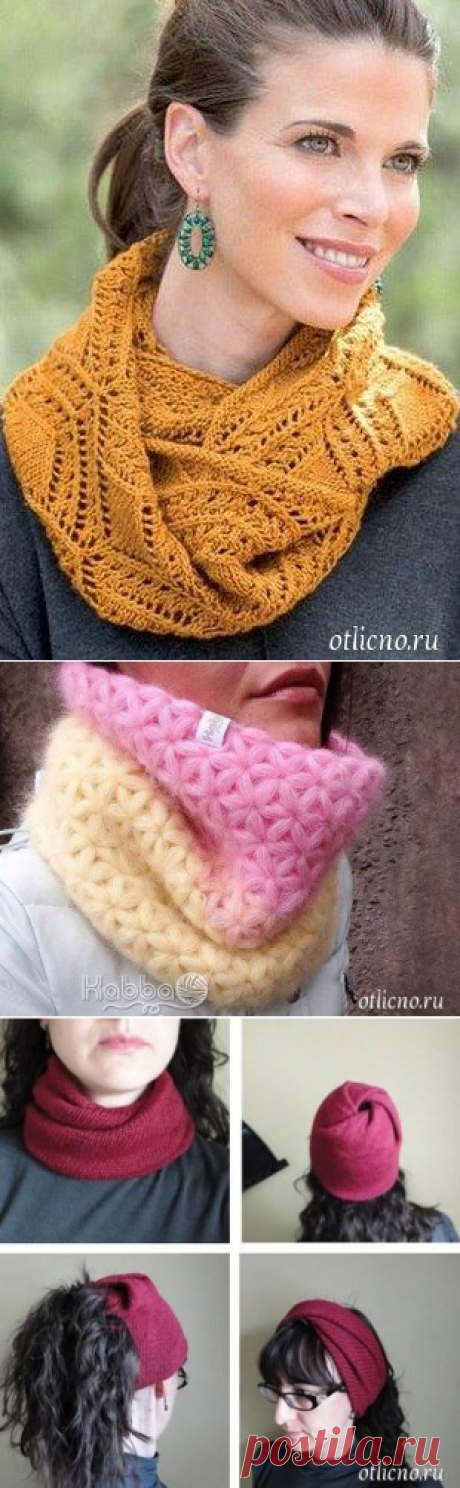14 красивых вязаных снудов | otlicno.ru