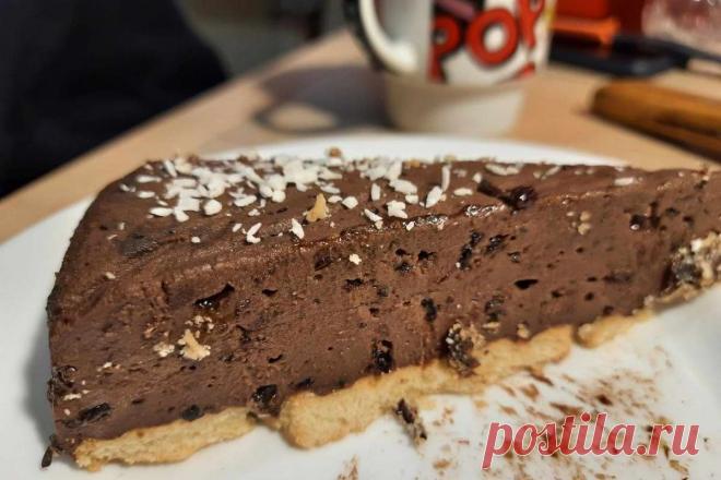 Десерт из какао: сладость шоколада и кислинка чернослива