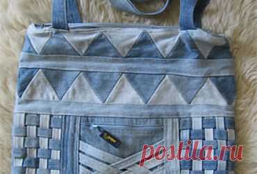 Джинсовые сумки через плечо. Делаем сумку из джинсовой ткани. Выбираем стиль сумки |