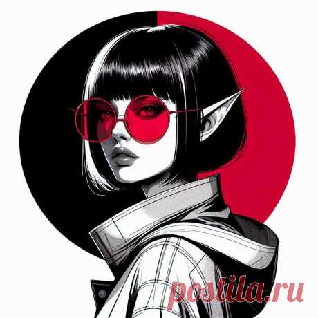 Женщина будущего: дерзкий взгляд и футуристический стиль. Картинка из нейросети Dalle-3 - Dalle примеры промтов - Форум ИИ о нейросетях - Yes Ai