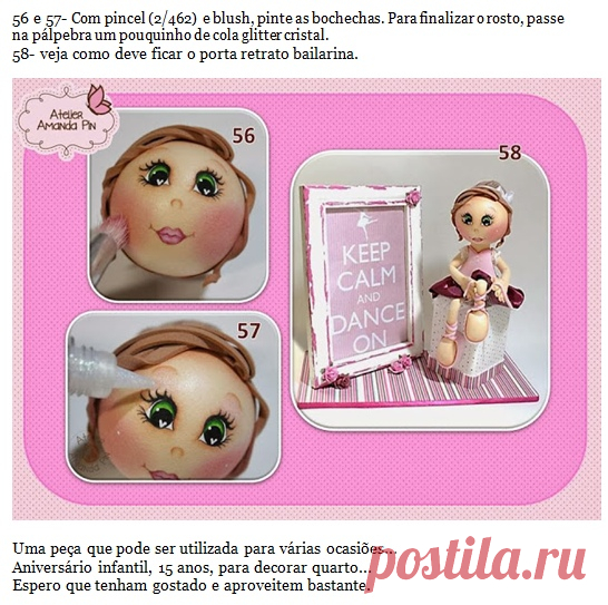 #фоторамка#балерина#фофуча#фоамиран#фотография#сделайсам