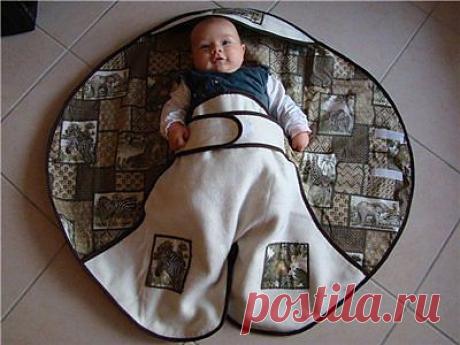 Конверт-одеяло "Babynomade".МК и выкройка в 2-х размерах..