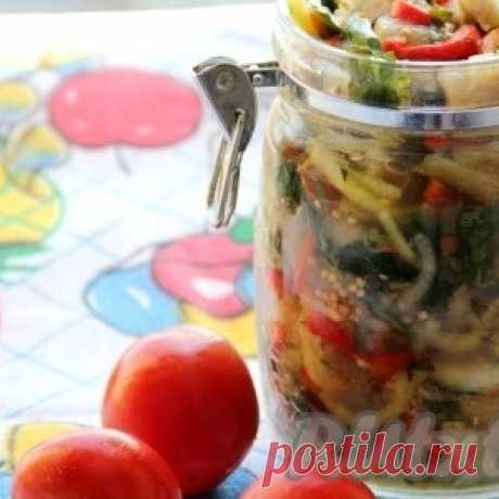 Быстрые маринованные баклажаны с чесноком и зеленью