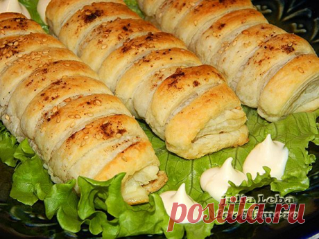 Слойки с сыром и горчицей