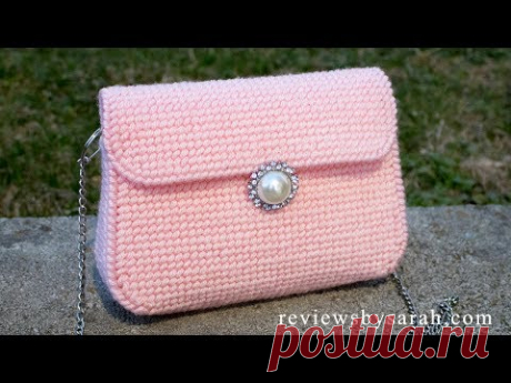 How to Make a Plastic Canvas Bag - Purse Handbag Clutch - YouTube