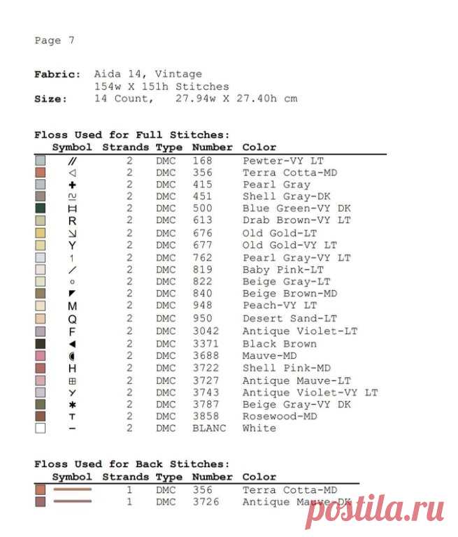 🦋🌶 Вышивка крестом: Белый анемон