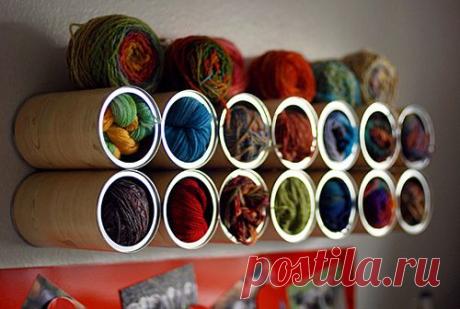 Clever Yarn Storage