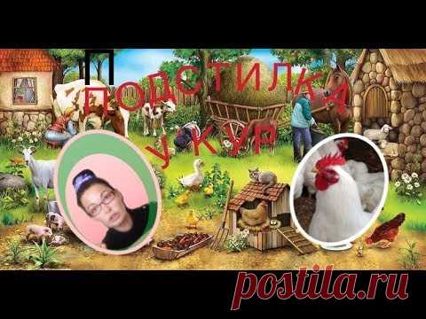 Супер подстилка у кур!
