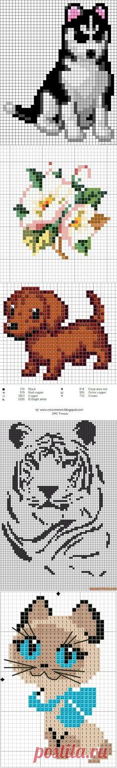 Deer hama perler beads pattern.